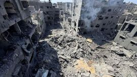 Israeli strikes on houses, amid Israel-Hamas conflict