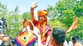 Geniben, Banaskantha Lok Sabha constituency, Lok Sabha Election Results 2024, Lok Sabha Elections 2024, Shaktisinh Gohil, Geniben Thakor, Ahmedabad news, Gujarat news, India news, Indian express, Indian express India news, Indian express India