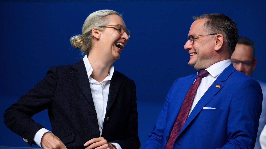 German far-right party re-elects its leaders after election gains ...