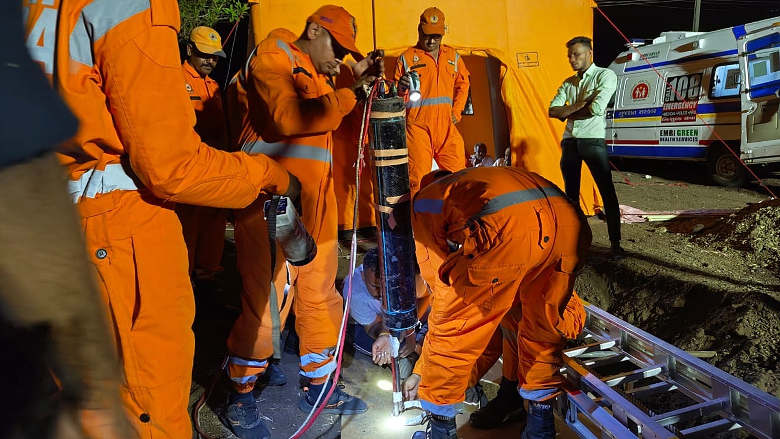 Gujarat Borewell Rescue