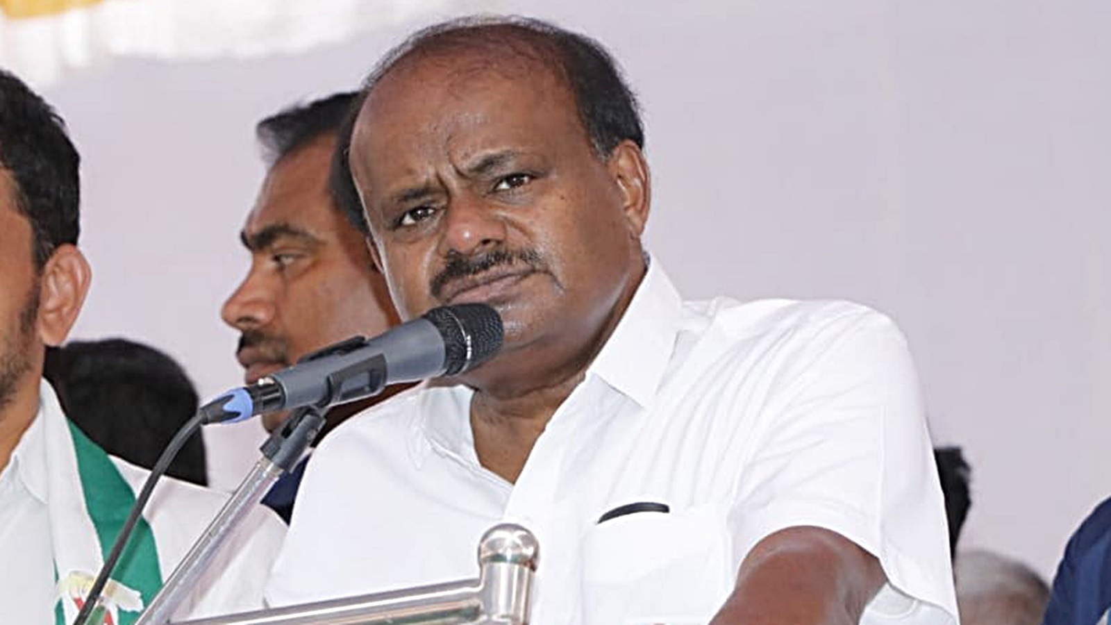 H D Kumaraswamy in delhi, NDA meeting, lok sabha elections 2024, indian express