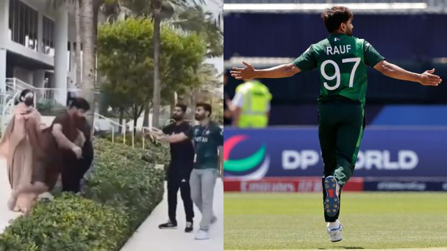 Haris Rauf fan fight at T20 World Cup