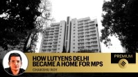 A multi-storey apartment for MPs in New Delhi. (Praveen Khanna)
