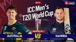 AUS vs NAM Live Score, T20 World Cup Match Today: Get Australia vs Namibia Live Updates at Sir Vivian Richards Stadium in North Sound, Antigua