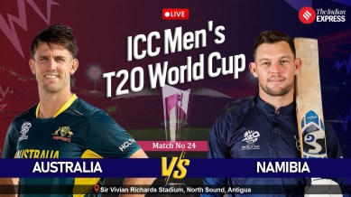 AUS vs NAM Live Score, T20 World Cup Match Today: Get Australia vs Namibia Live Updates at Sir Vivian Richards Stadium in North Sound, Antigua