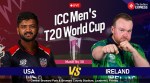 USA vs IRE Live Score, T20 World Cup Match Today: Get United States vs Ireland Live Updates at Florida.