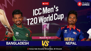 BAN vs NEP Live Score, T20 World Cup Match Today: Get Bangladesh vs Nepal Live Updates at Kingstown.