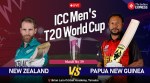 NZ vs PNG Live Score, T20 World Cup Match Today: Get New Zealand vs Papua New Guinea Live Updates at Brian Lara Stadium, Tarouba, Trinidad