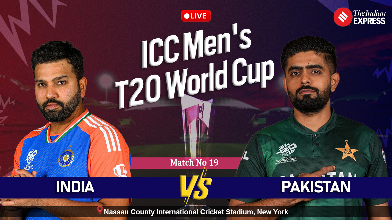 India vs Pakistan LIVE Score, T20 World Cup 2024: Rohit’s IND face PAK pace test in New York