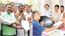 Gujarat jain protests, Gujarat govt orders restoration, Pavagadh Jain idols, Jain Tirthankaras, Pavagadh Hill in Panchmahal, MoS for Home Harsh Sanghavi, indian express news