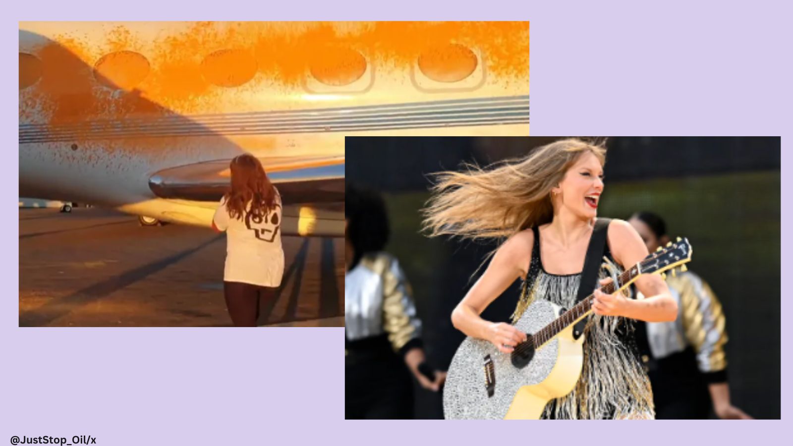 ‘Just Stop Oil’ protesters mistake private jets for Taylor Swift’s property and spray paint artwork at London Stansted Airport | Trending News
