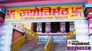 Jyotirmath entrance. The town is being renamed to Jyotirmath and was earlier called Joshimath.