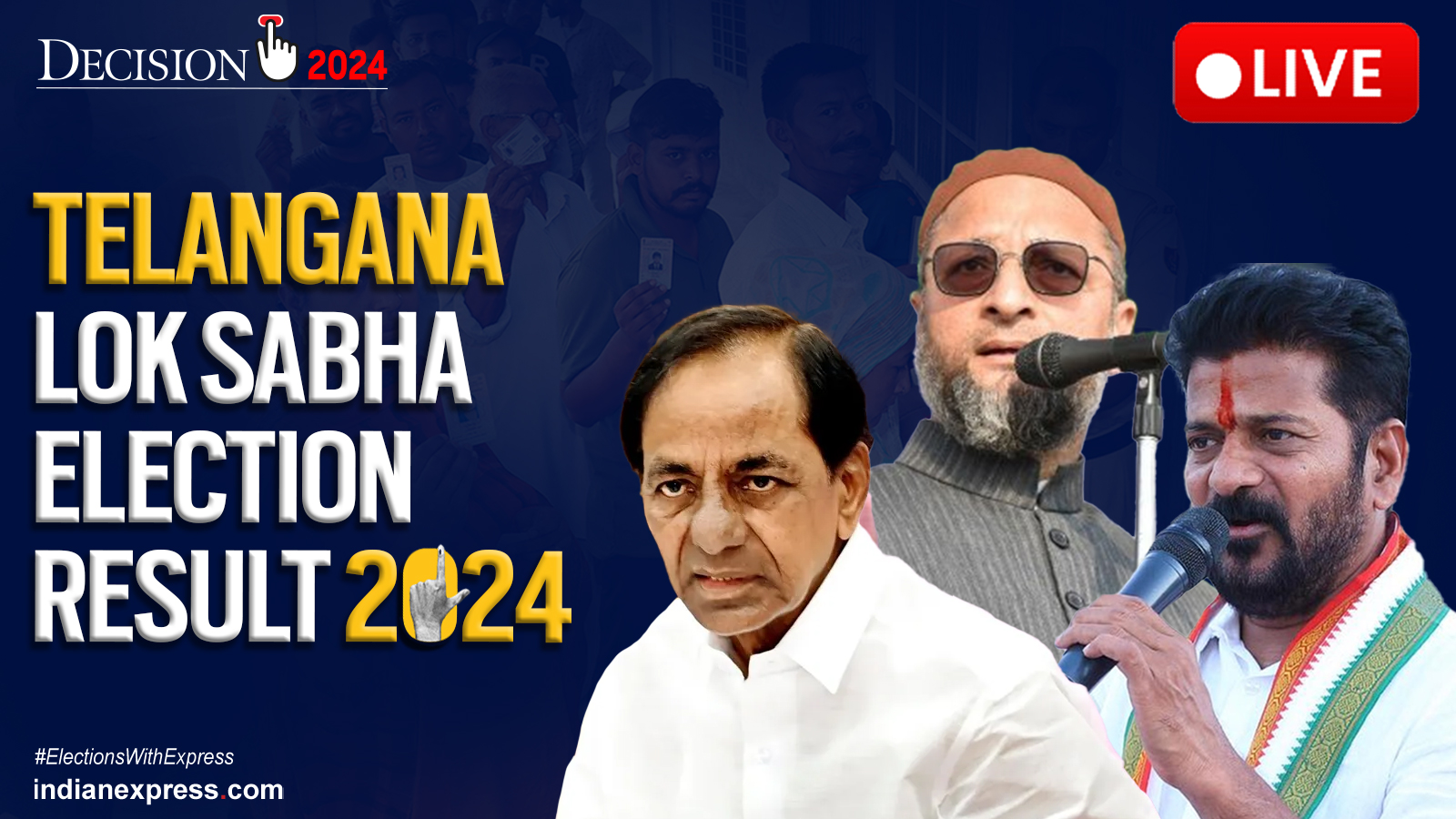 Telangana Election Results 2024 Live Congress, BJP tied in Telangana