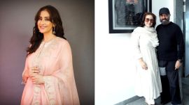 Manisha Koirala meets her Indian co-star Kamal Haasan