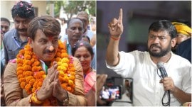 North East Delhi Results 2024, Manoj Tiwari vs Kanhaiya Kumar: Manoj Tiwari and Kanhaiya Kumar (L-R). (Source_X_@ManojTiwariMP_@kanhaiyakumar)