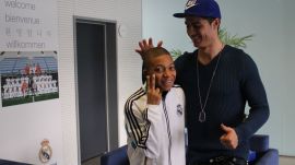 Mbappe to Real MadridL photo with Ronaldo