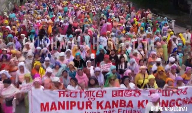 Manipur protest rally, Imphal protest rally, Manipur territorial integrity, Walk to Save Manipur, COCOMI,