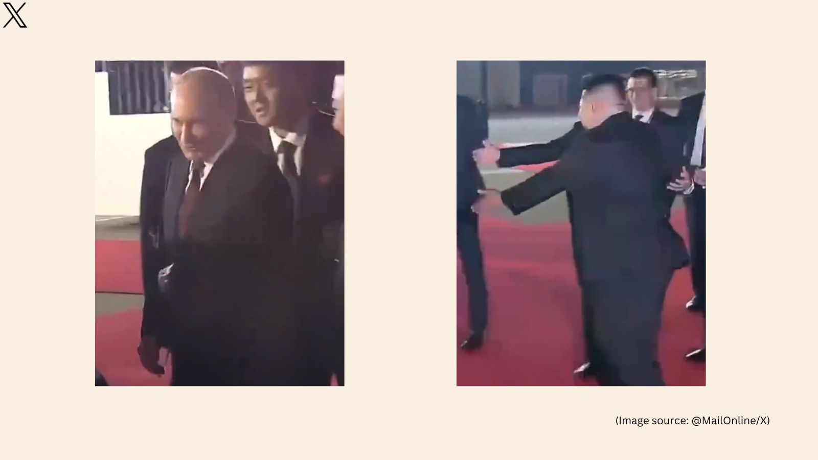 Vladimir Putin and Kim Jong Un