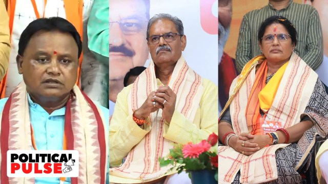 Mohan Charan Majhi, K V Singh Deo, Pravati Parida