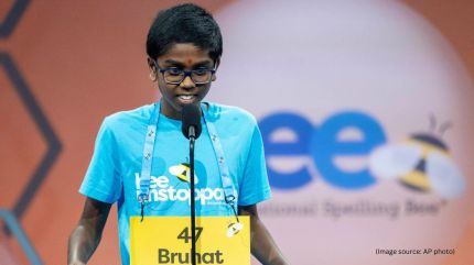 Bruhat Soma, Indian-American winner of Spelling Bee, recites shloka from Bhagavad Geeta. Watch