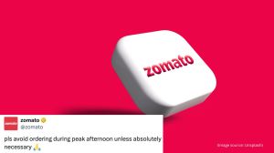Zomato asks people to cutdown on their orders during afternoon