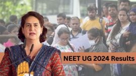 NEET UG: Senior Congress party leader, Priyanka Gandhi Vadra, took to social media platform 'X' to demand an answer from the government.