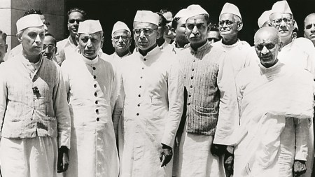 When Jawaharlal Nehru headed a national coalition government