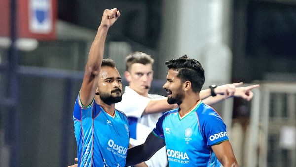 Sukhjeet (L), as was the case in Antwerp last weekend, was at the heart of most attacking moves. (File)