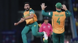 T20 World Cup: South Africa beat West Indies to reach the semifinals on Monday. (AP)