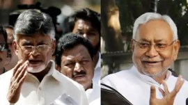 congress, congress slams NDA, Lok Sabha election results, Nitish Naidu alliance, NDA govt, congress, Nitish Kumar, Chandrababu Naidu, pawan khera, rahul gandhi, indian exprress news