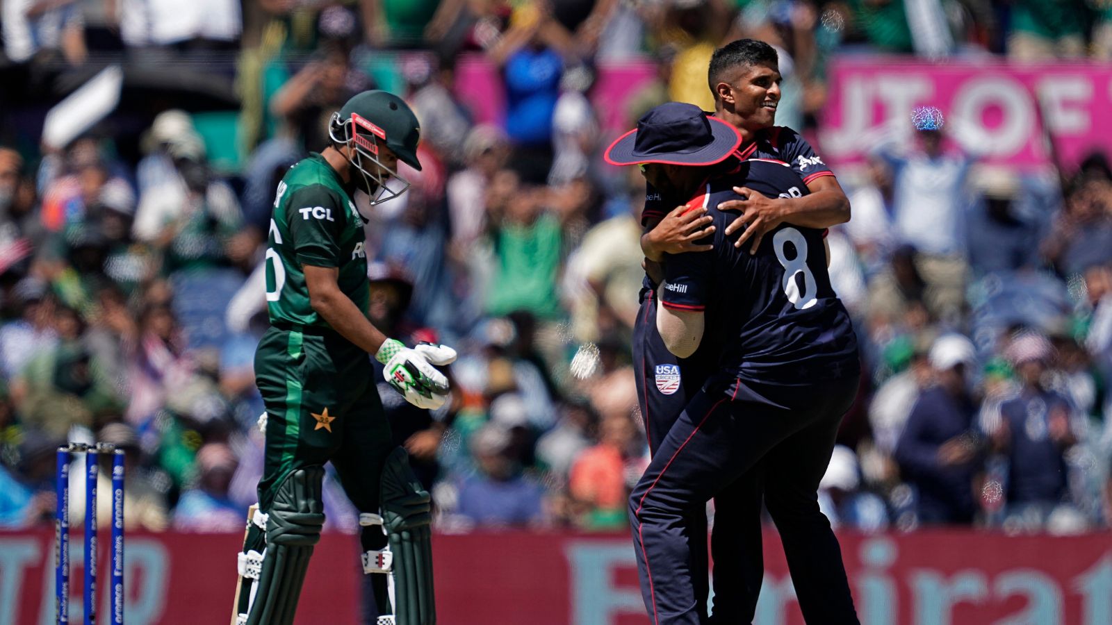 T20 World Cup: Saurabh Netravalkar's composed Super Over helps USA beat  Pakistan by 5 runs | Cricket News - The Indian Express