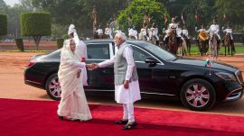 PM Modi holds bilateral talks with Bangladeshi counterpart Sheikh Hasina (PTI)