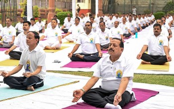 In Pics: How International Yoga Day was celebrated across India | India  News News - The Indian Express