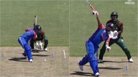 Rishabh Pant one-handed six T20 World Cup