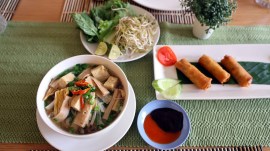 Pho and Cha Gio Chien
