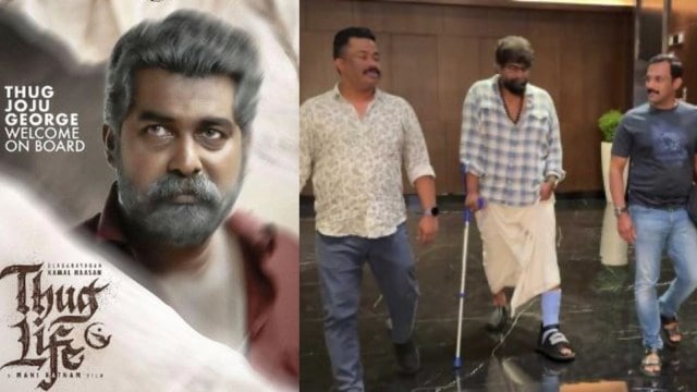 Joju George injured during high-stakes helicopter scene in Mani Ratnam's Thug Life | Tamil News - The Indian Express