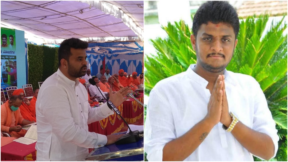 Hassan Results 2024, Prajwal Revanna vs Shreyas. M. Patel: Prajwal Revanna (JDS), Shreyas M Patel (INC) (L-R). (Source_X_@iPrajwalRevan_@Balaji_blr1)
