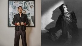 Pratiek Babbar's Cannes outfit was a homage to his late mother and veteran actor, Smita Patil (Instagram/rahulvijay1988)