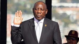 South African president says Parliament will open July 18 amid new coalition