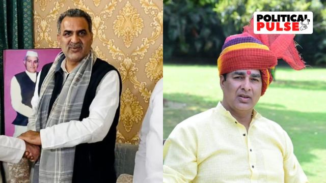 BJP's former MP Sanjeev Balyan and party’s former Sardhana MLA Sangeet Singh Som. (FB)