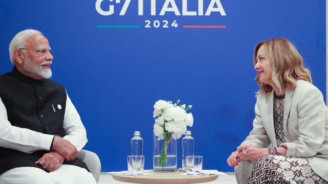 G7, G7 meeting, G7 summit, Narendra Modi, G7 summit, G7 summit updates, G7 Modi, Modi G7 summit, Narendra Modi g7, Modi Meloni, Modi Meloni G7 summit meeting, Modi Rishi Sunak G7 summit, Modi Macron G7 summit, Modi Trudeau G7 summit, G7 summit news, Indian Express