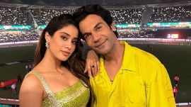 Janhvi Kapoor and Rajkummar Rao have worked together in Mr and Mrs Mahi and Roohi