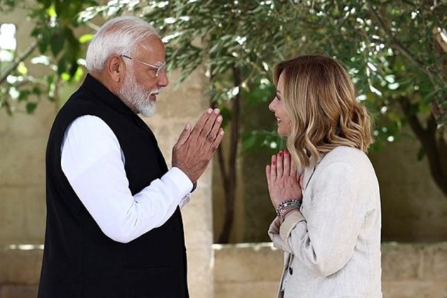 Prime Minister Narendra Modi met his Italian counterpart Giorgia Meloni at the sidelines of the G7 Summit.