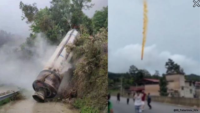 Watch: Suspected rocket debris falls over village in China hours after ...