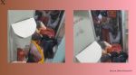 Passengers sleep near toilet on Chhattisgarh Express