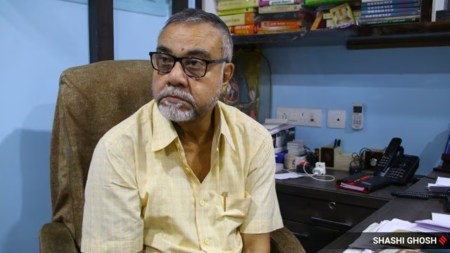 Tapas Roy, BJP candidate faces protests, Tapas roy slams TMC, Trinamool Congress, TMC threats voter, Lok Sabha elections, indian express news