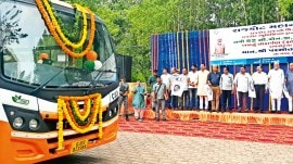 CNG buses, rajkot CNG buses, gujarat CNG buses, Rajkot, Rajkot Municipal Corporation, Ahmedabad news, Gujarat news, India news, Indian express, Indian express India news, Indian express India