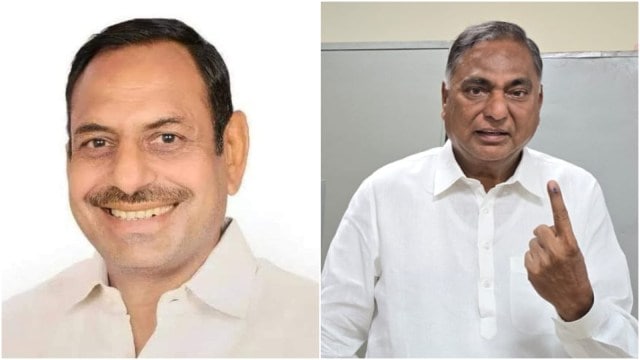 South Delhi Results 2024, Ramvir Singh Bidhuri vs Sahiram Pehalwan: Sahiram Pehalwan (AAP), Ramvir Singh Bidhuri (BJP) (L-R). (Source_X_iSarikaRathi_@RamvirBidhuri)