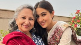 Sara Ali Khan with Sharmila Tagore (Photo: Instagram/saraalikhan)