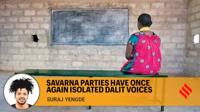 dalit community, Dalit atrocities, isolated Dalit voices, Savarna parties, Vanchit Bahujan Aghadi (VBA), Prakash Ambedkar, editorial, Indian express, opinion news, indian express editorial